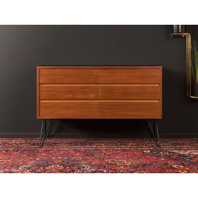 Vintage chest of drawers in teak veneer 1960s