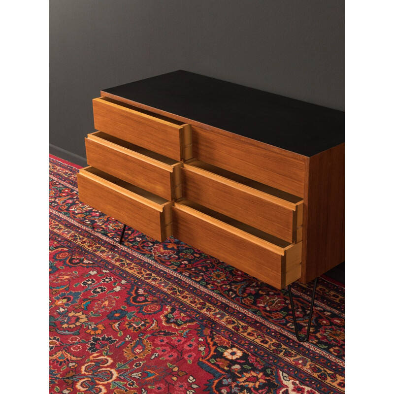 Vintage chest of drawers in teak veneer 1960s