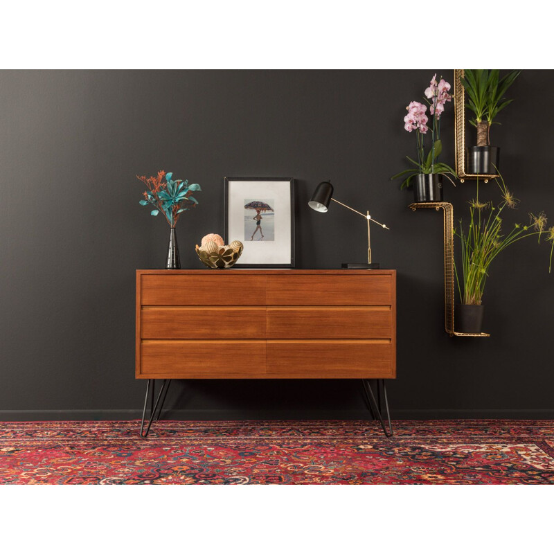 Vintage chest of drawers in teak veneer 1960s