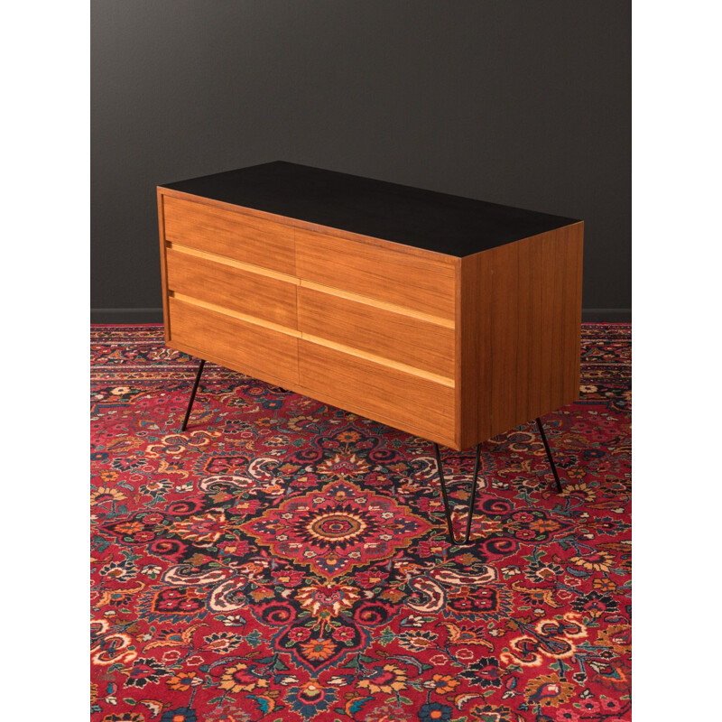 Vintage chest of drawers in teak veneer 1960s