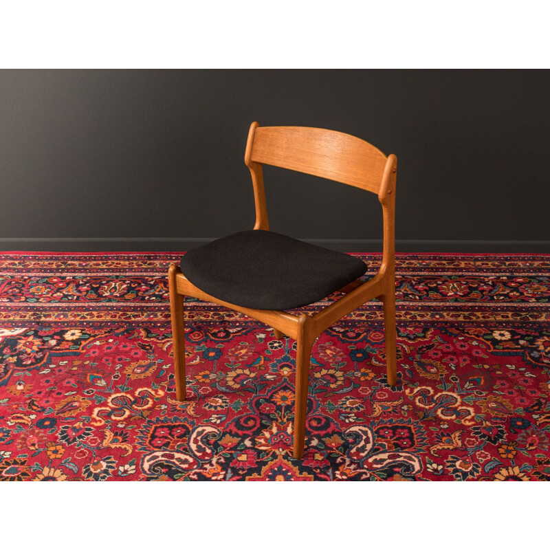 Ensemble vintage de 4 chaises à repas par O.D. Møbler 1950