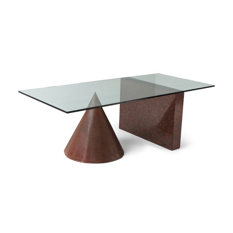 Vintage Kono Dining Table by Lella & Massimo Vignelli for Casigliani 1980