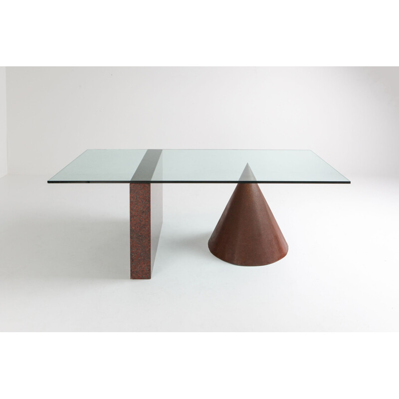 Vintage Kono Dining Table by Lella & Massimo Vignelli for Casigliani 1980