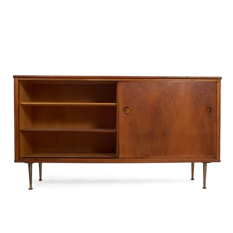 Vintage walnut sideboard by W. Watting for Fristho