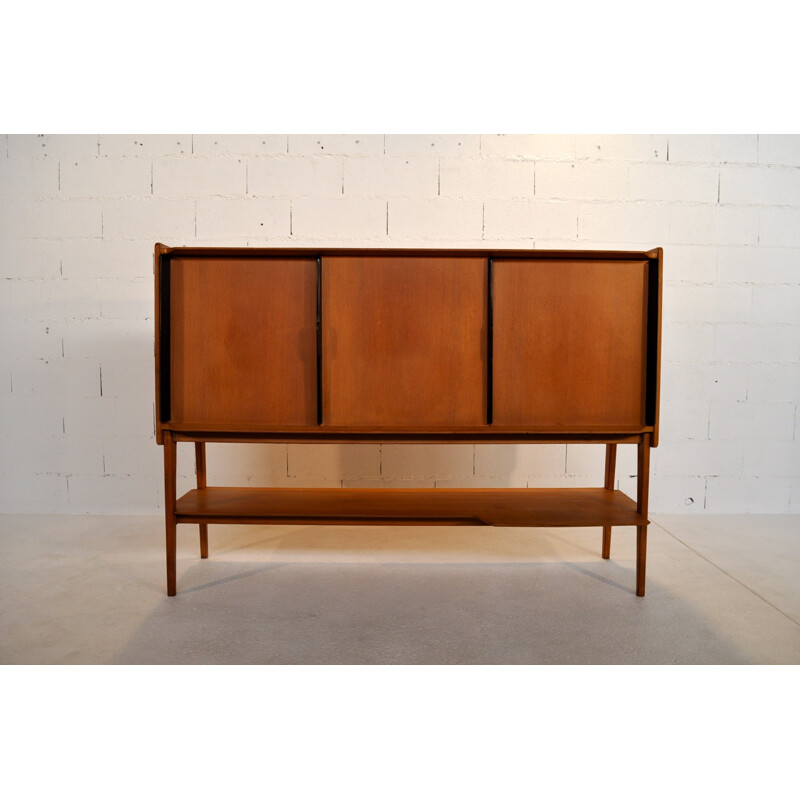 Oak sideboard, Roger Landault - 1950s 