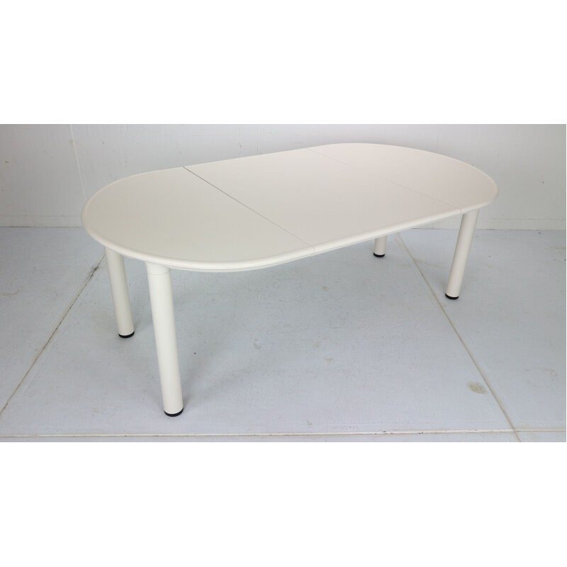 Vintage Round Oval Extendable Dinning Table 720 by Dieter Rams for Vitsoe, 1972