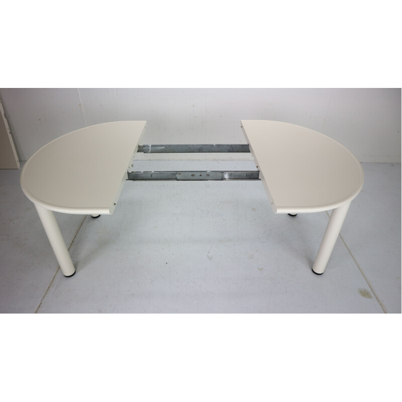 Vintage Round Oval Extendable Dinning Table 720 by Dieter Rams for Vitsoe, 1972