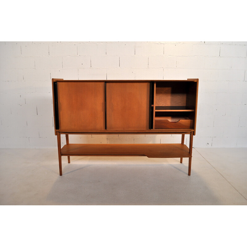 Oak sideboard, Roger Landault - 1950s 