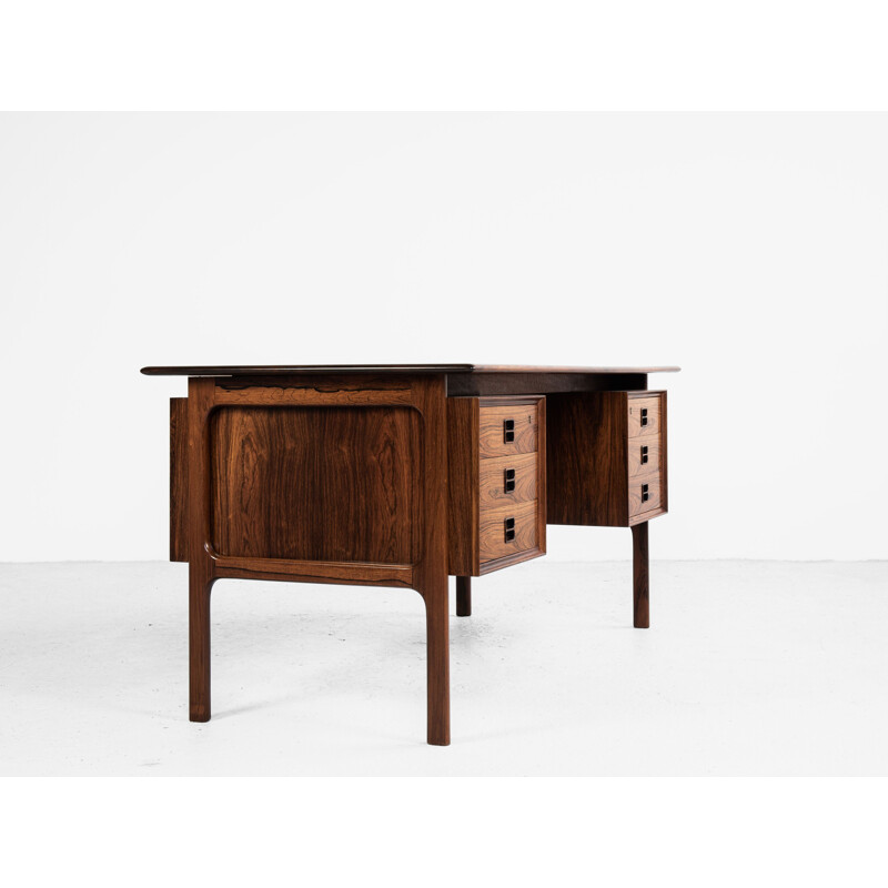 Vintage Danish desk in rosewood by Arne Vodder for Sibast 1960s
