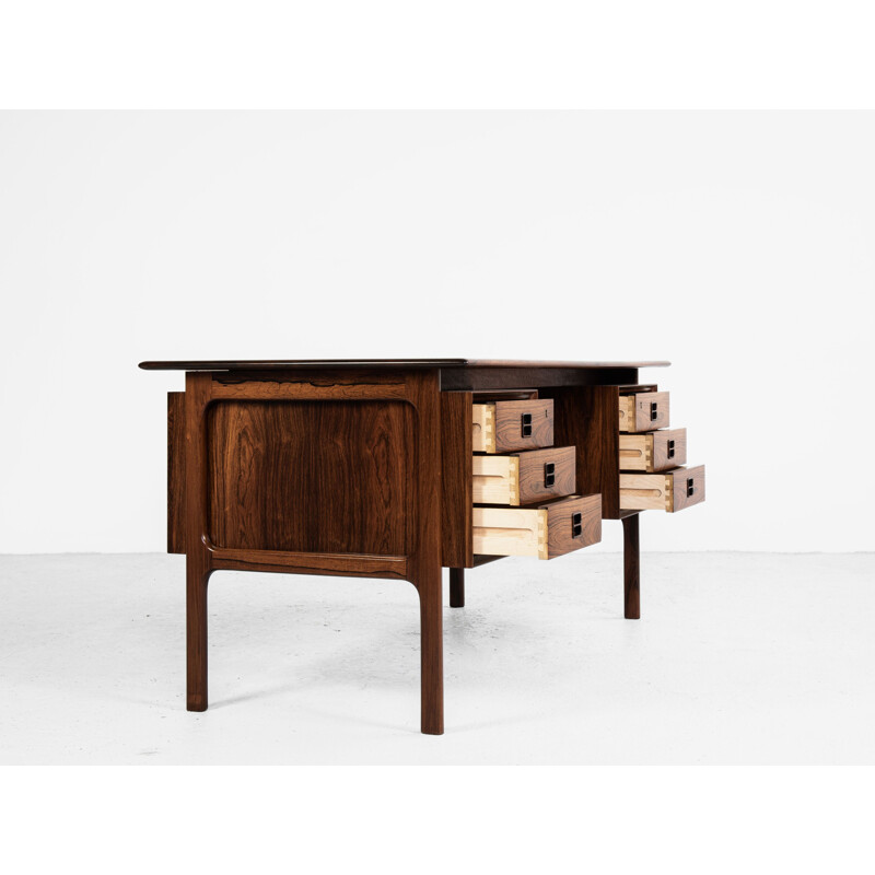 Bureau danois vintage en palissandre par Arne Vodder pour Sibast 1960s