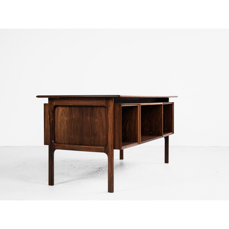 Vintage Danish desk in rosewood by Arne Vodder for Sibast 1960s