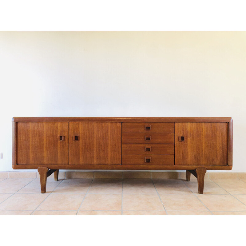 Scandinavian teak vintage sideboard 1960s 