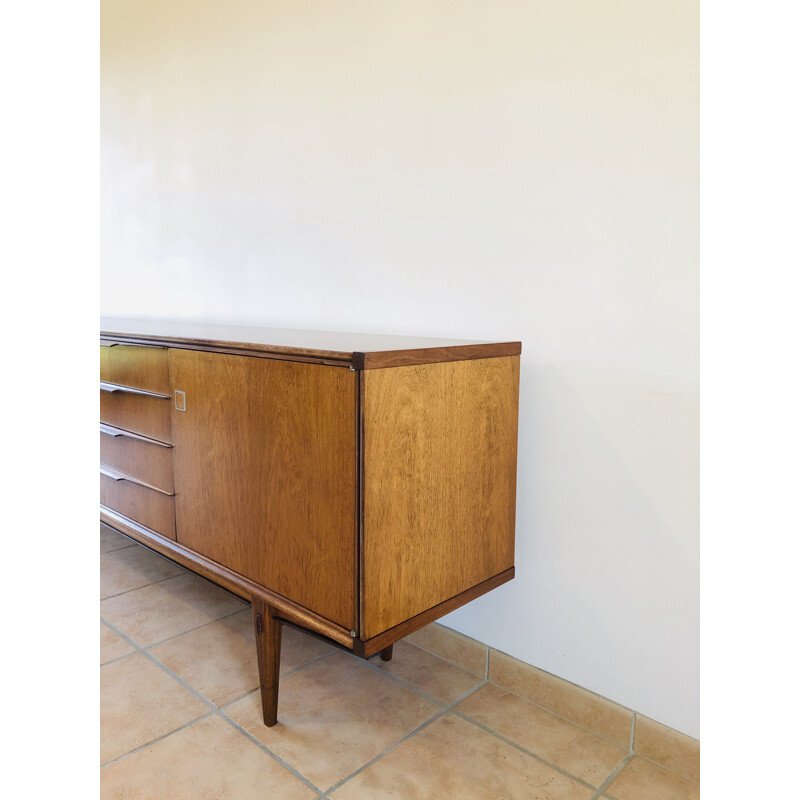 Enfilade scandinave minimaliste vintage en palissandre 