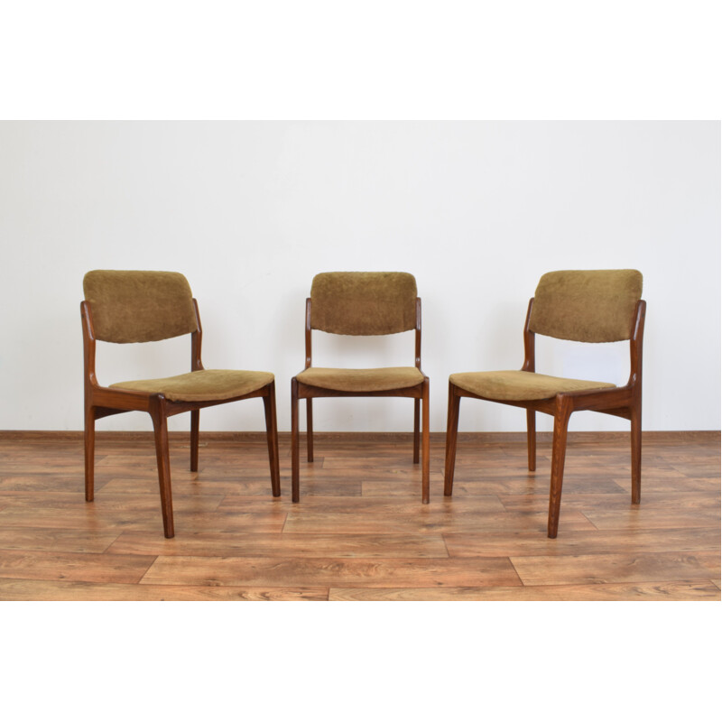 Set of 3 Vintage Danish Teak Dining Chair, 1960s