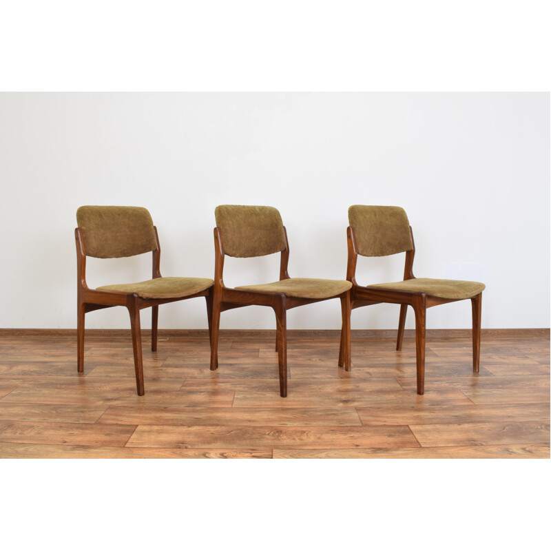 Set of 3 Vintage Danish Teak Dining Chair, 1960s