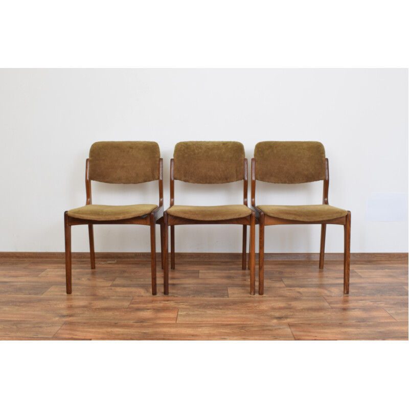 Set of 3 Vintage Danish Teak Dining Chair, 1960s