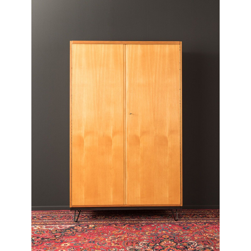 Vintage Wardrobe in walnut by WK Möbel, 1950s