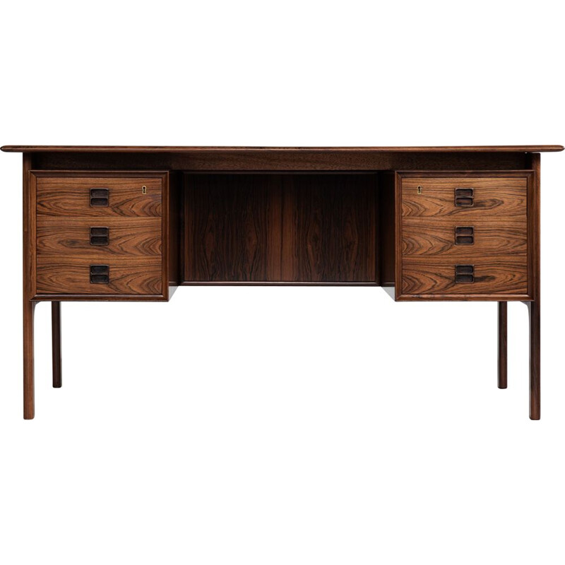 Vintage Danish desk in rosewood by Arne Vodder for Sibast 1960s