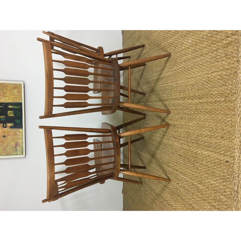 Set of 4 Centennial Chairs by Kipp Stewart for Drexel