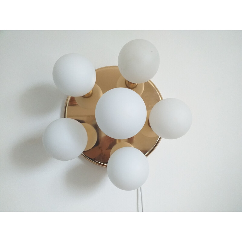 Vintage Ceiling or Wall lamp Sputnik, Germany, 1970s