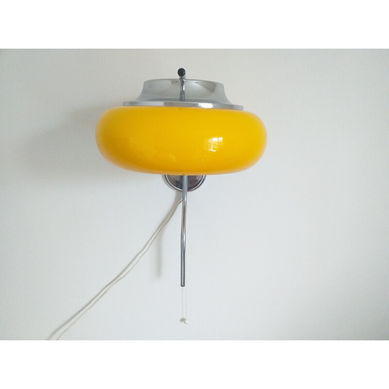 Vintage Wall Lamp Meblo by Harvey Guzzini, Italy, 1970s