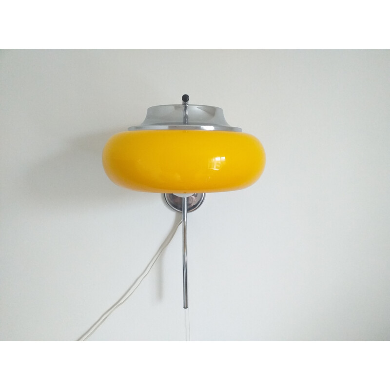 Vintage Wall Lamp Meblo by Harvey Guzzini, Italy, 1970s