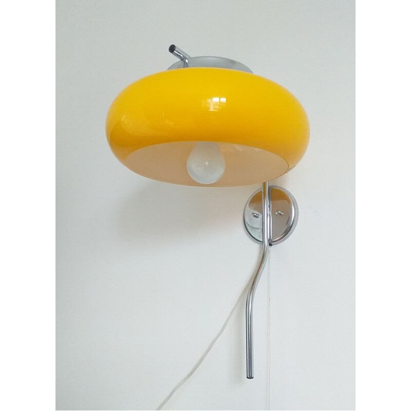 Vintage Wall Lamp Meblo by Harvey Guzzini, Italy, 1970s