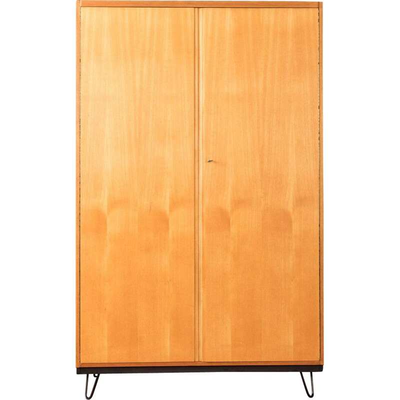 Vintage Wardrobe in walnut by WK Möbel, 1950s