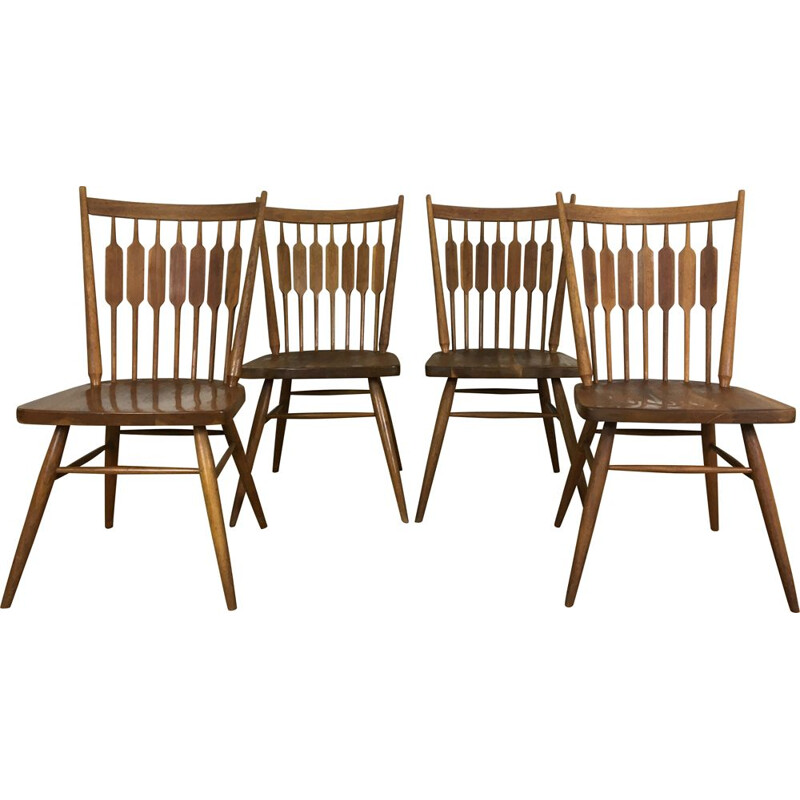 Set of 4 Centennial Chairs by Kipp Stewart for Drexel