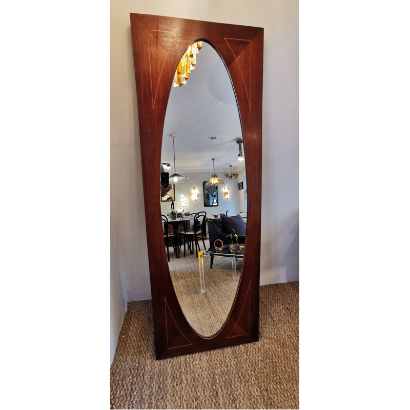 Large Vintage wooden mirror 1960
