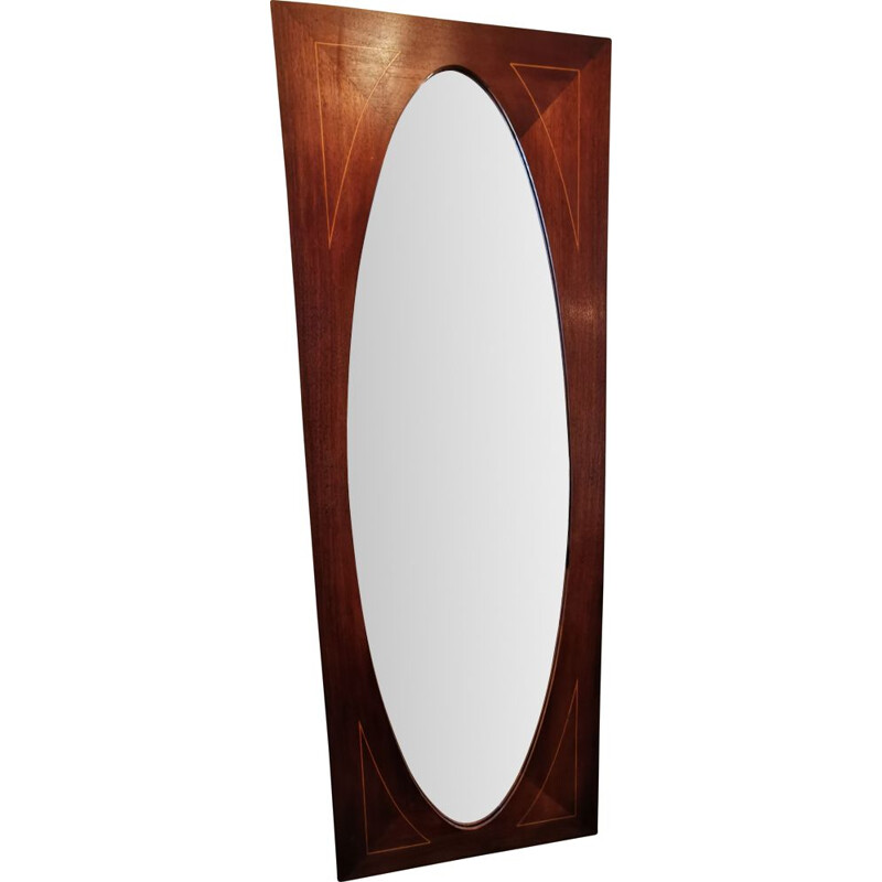 Large Vintage wooden mirror 1960