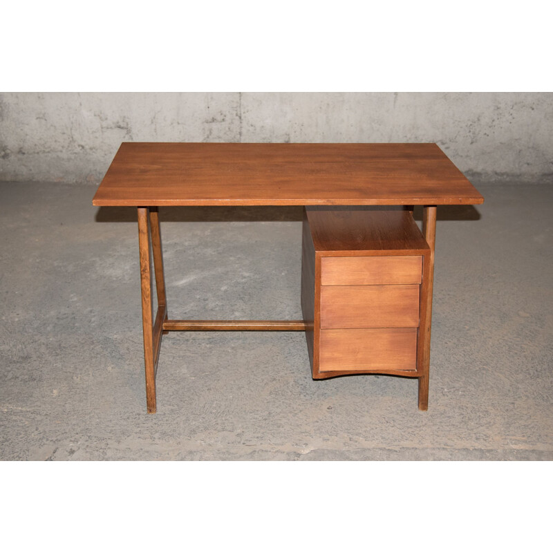 Bureau scandinave vintage en teck 1960