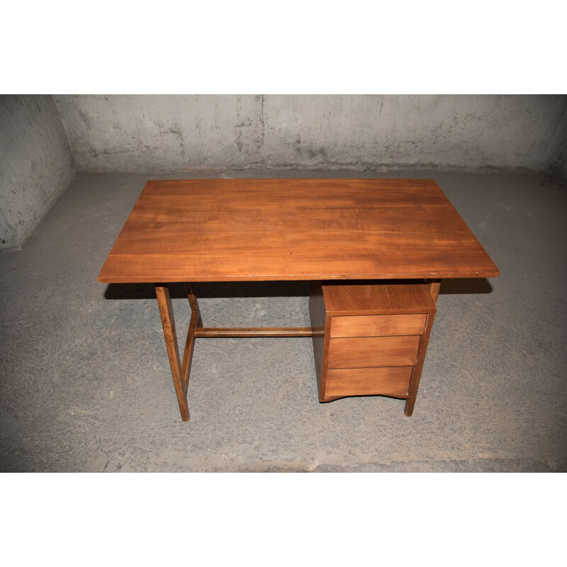 Scandinavian vintage teak desk 1960s 