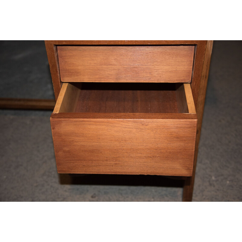 Scandinavian vintage teak desk 1960s 