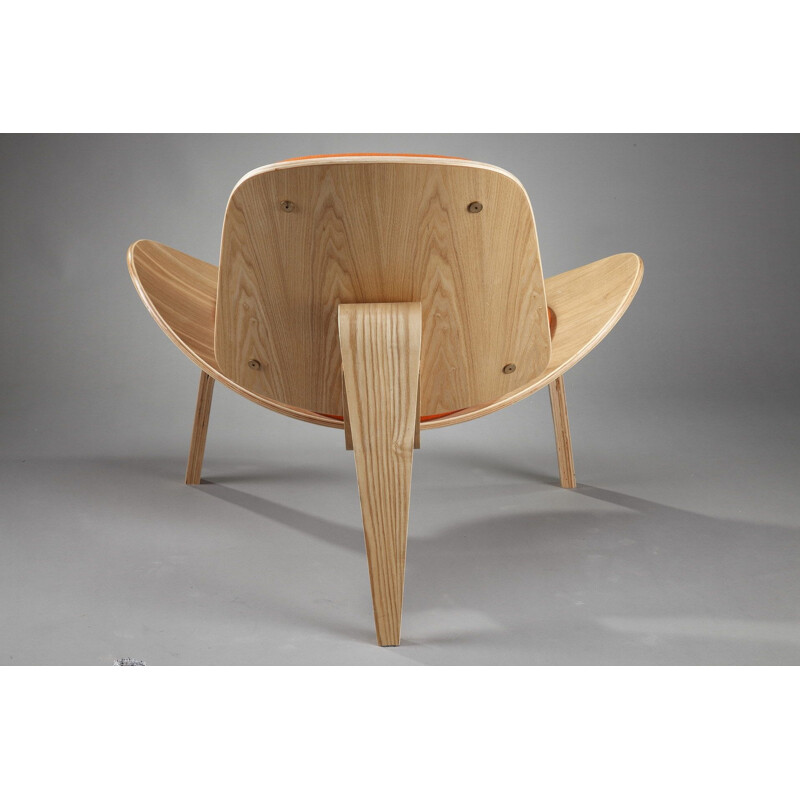 Chaise Vintage Shell par Hans Wegner, 1963