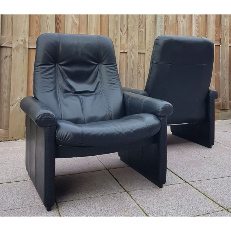Vintage reclining lounge chair DS-50  by De Sede 