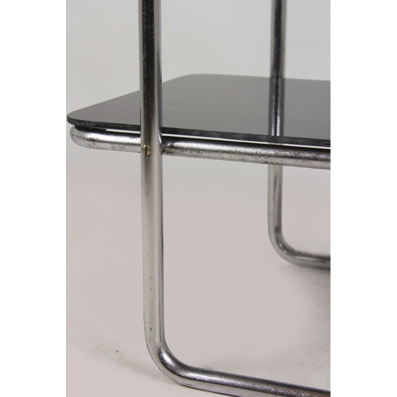 Vintage Bauhaus Chromed Tubular Steel sheve, 1940s 