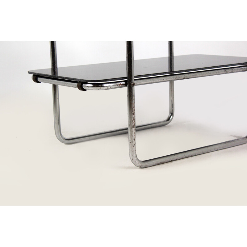 Vintage Bauhaus Chromed Tubular Steel sheve, 1940s 