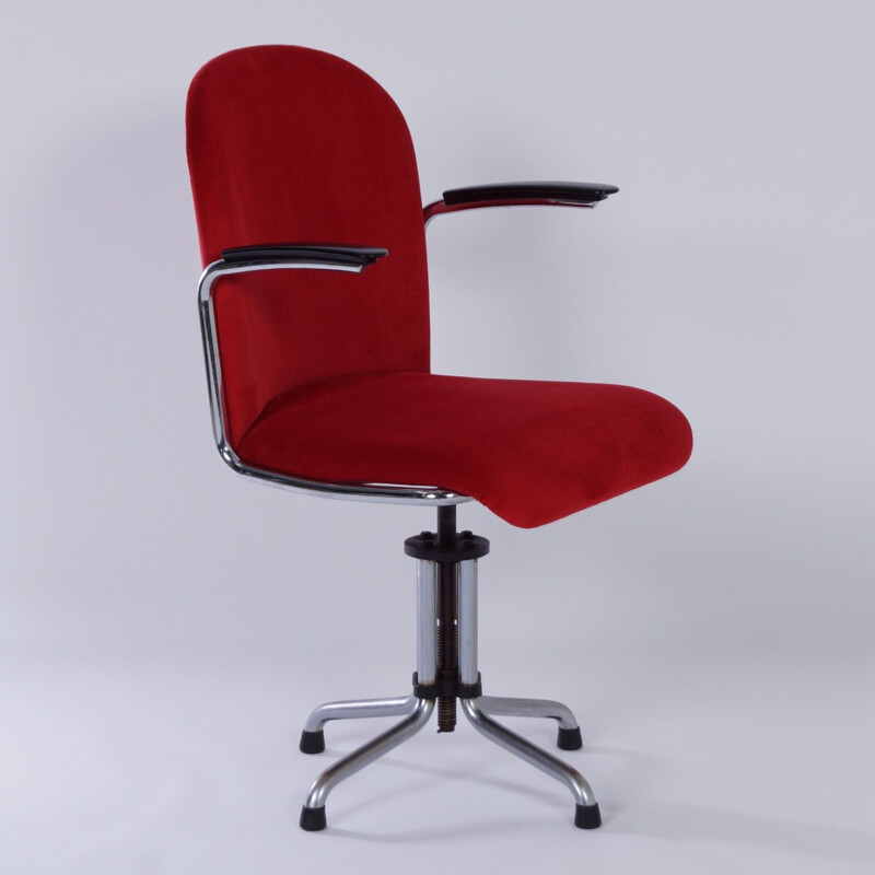 Chaise de bureau Vintage Gispen 456,1950