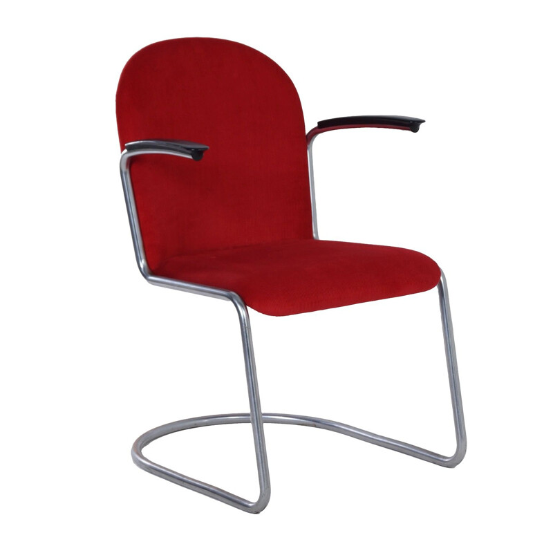 Vintage 413-R Gispen Chair by by Willem Hendrik Gispen, 1950s