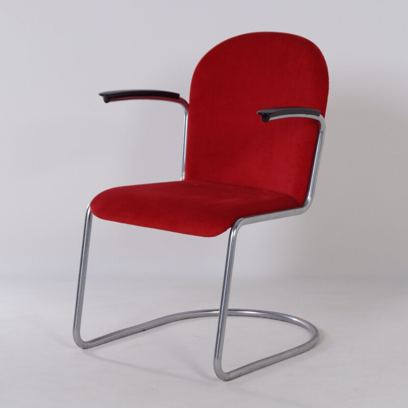 Vintage 413-R Gispen Chair by by Willem Hendrik Gispen, 1950s