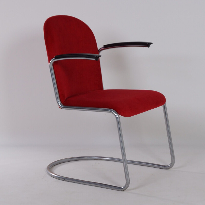 Vintage 413-R Gispen Chair by by Willem Hendrik Gispen, 1950s