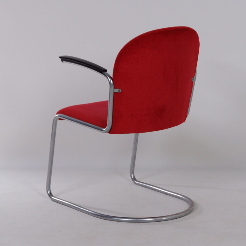 Vintage 413-R Gispen Chair by by Willem Hendrik Gispen, 1950s