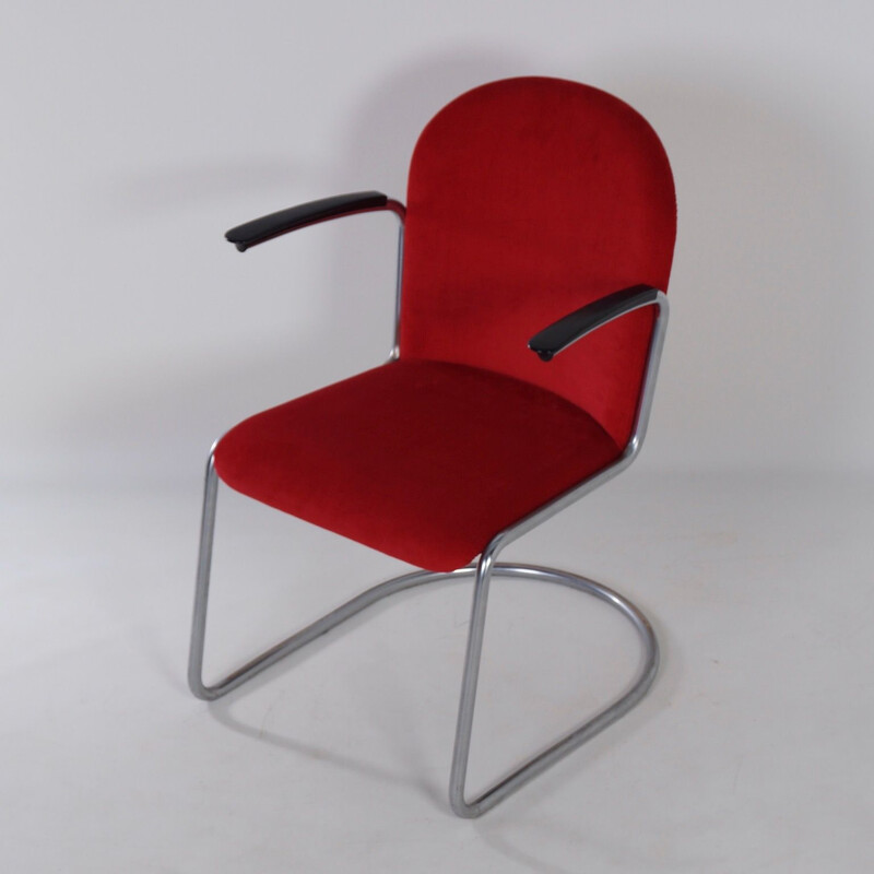 Vintage 413-R Gispen Chair by by Willem Hendrik Gispen, 1950s
