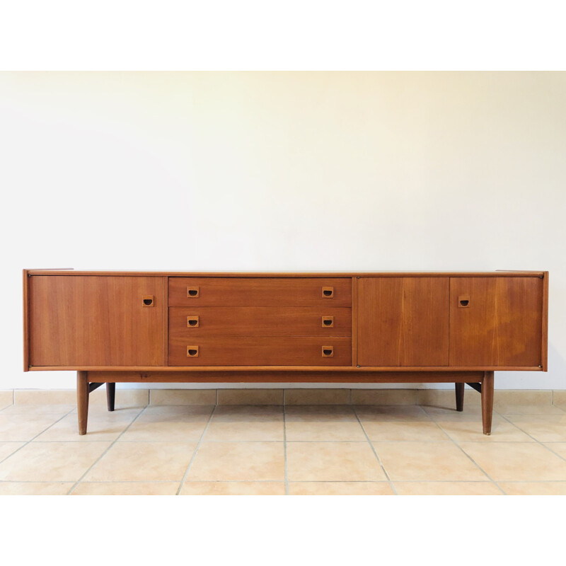 Scandinavian teak vintage sideboard 1960s 