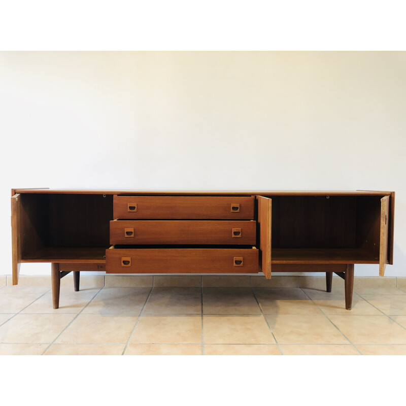 Scandinavian teak vintage sideboard 1960s 