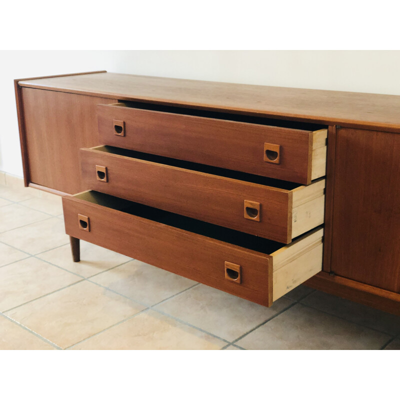 Scandinavian teak vintage sideboard 1960s 