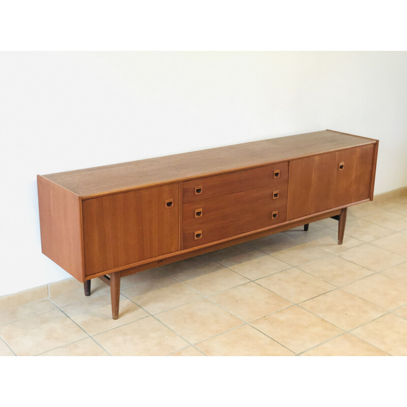 Scandinavian teak vintage sideboard 1960s 