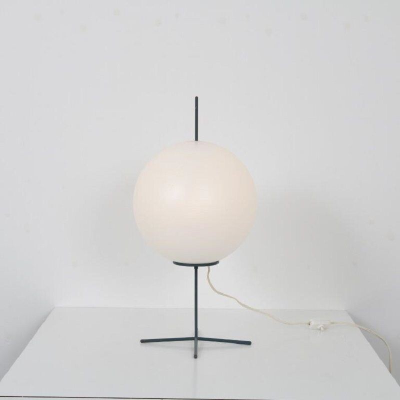 Lampe de table vintage avec base en croix 1970