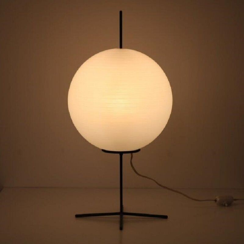 Lampe de table vintage avec base en croix 1970